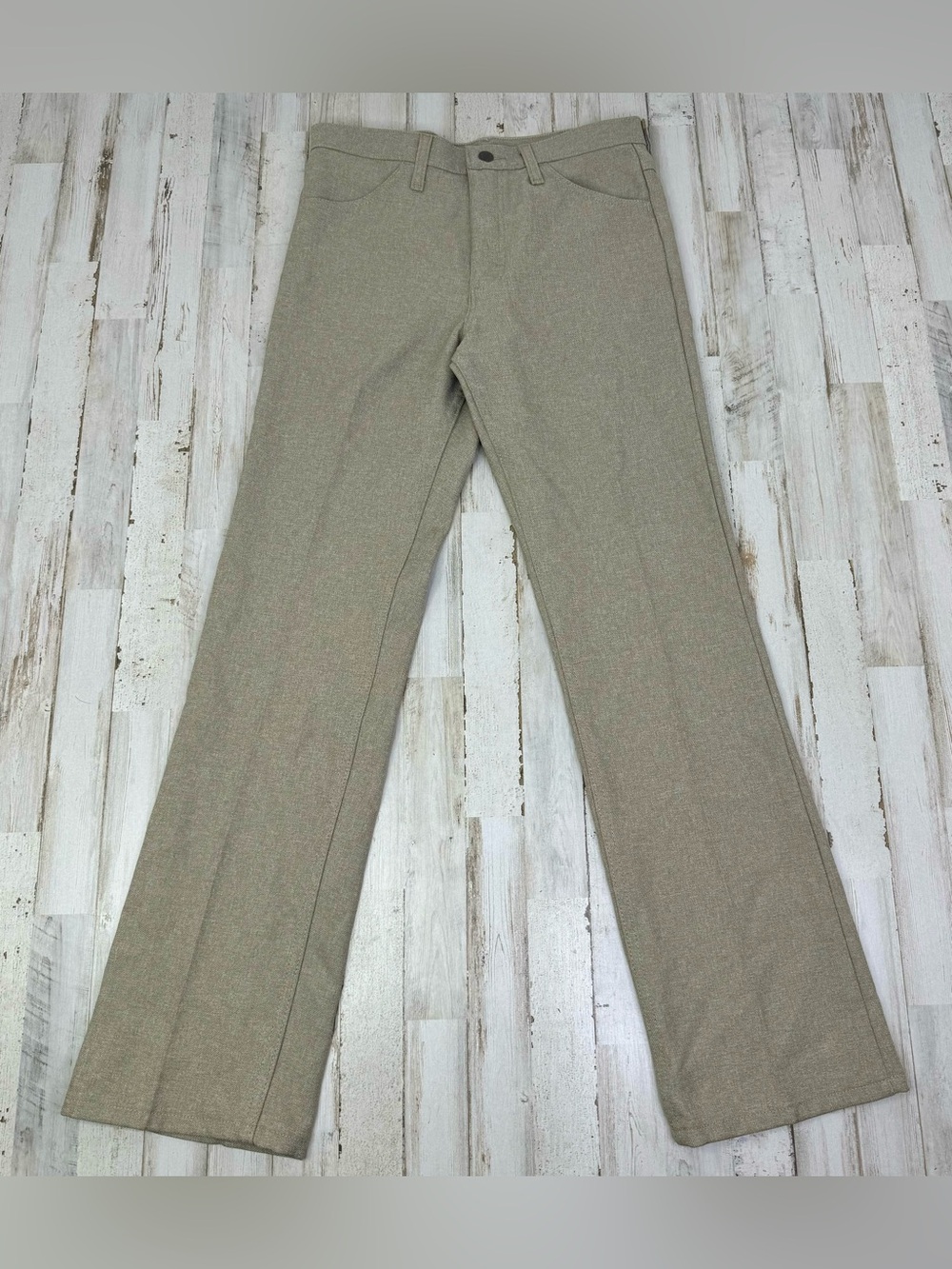 Wrangler Vintage Men's Pants Slacks Size 31x32 Beige Western Rockabilly 82HT